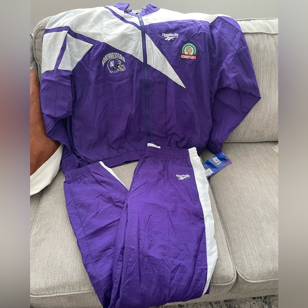 Vintage Reebok windbreaker suit. Men's large